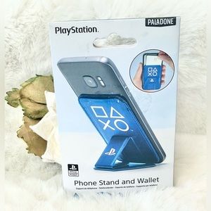 New with tags PLAYSTATION PHONE STAND AND WALLET official licensed product.